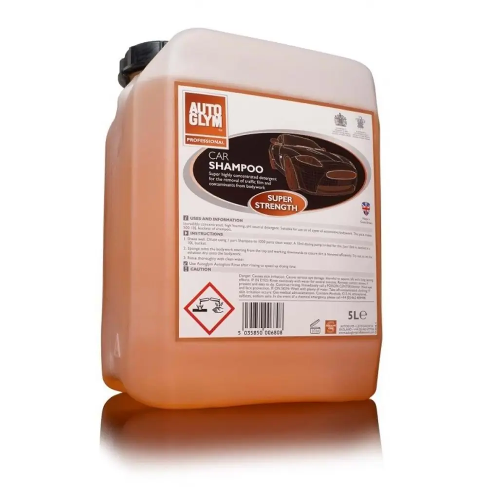 Auto Glym CAR SHAMPOO SUPER STRENGTH - Konsantre Süper Şampuan 5 LT.