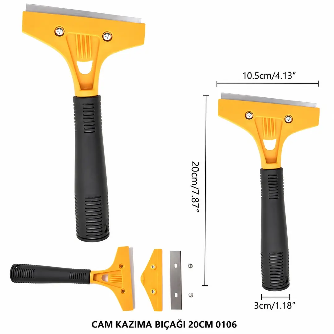 Cam Kazıma Bıçağı 20Cm 0106