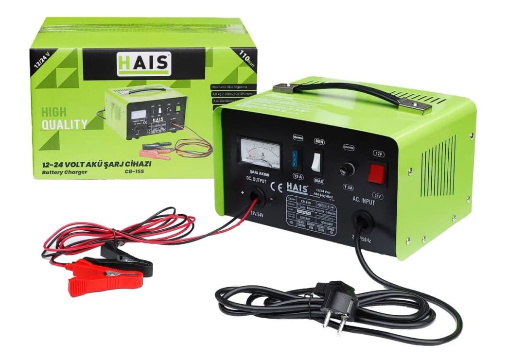 Hais 12-24 Volt Akü Şarj Cihazı