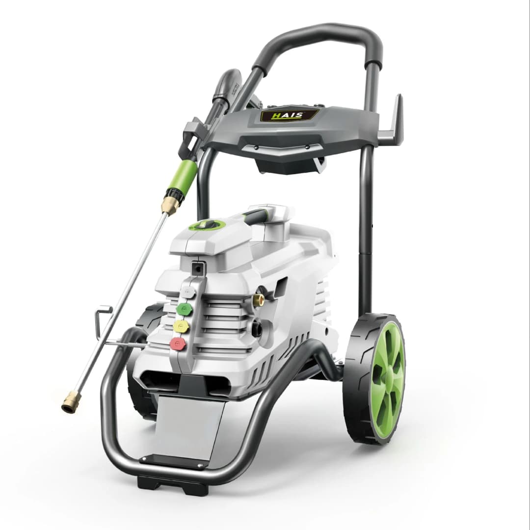 Hais 225 Bar Basınçlı İndüksiyon Motorlu Yıkama Makinesi 3100 W Arabalı