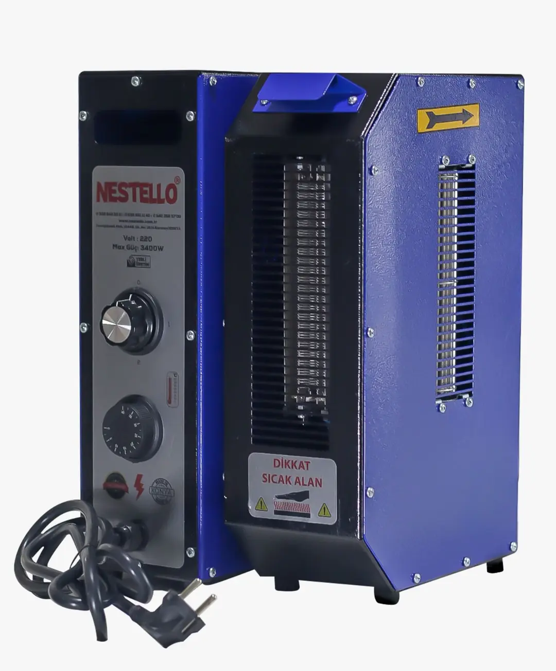 Nestello Mono Fanlı Isıtıcı 3400w