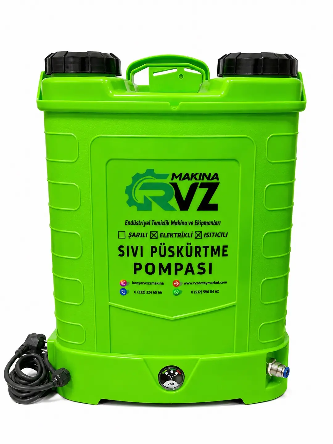 Rvz 16 Lt Elektrikli & Isıtıcılı Sıvı Püskürtme Pompası