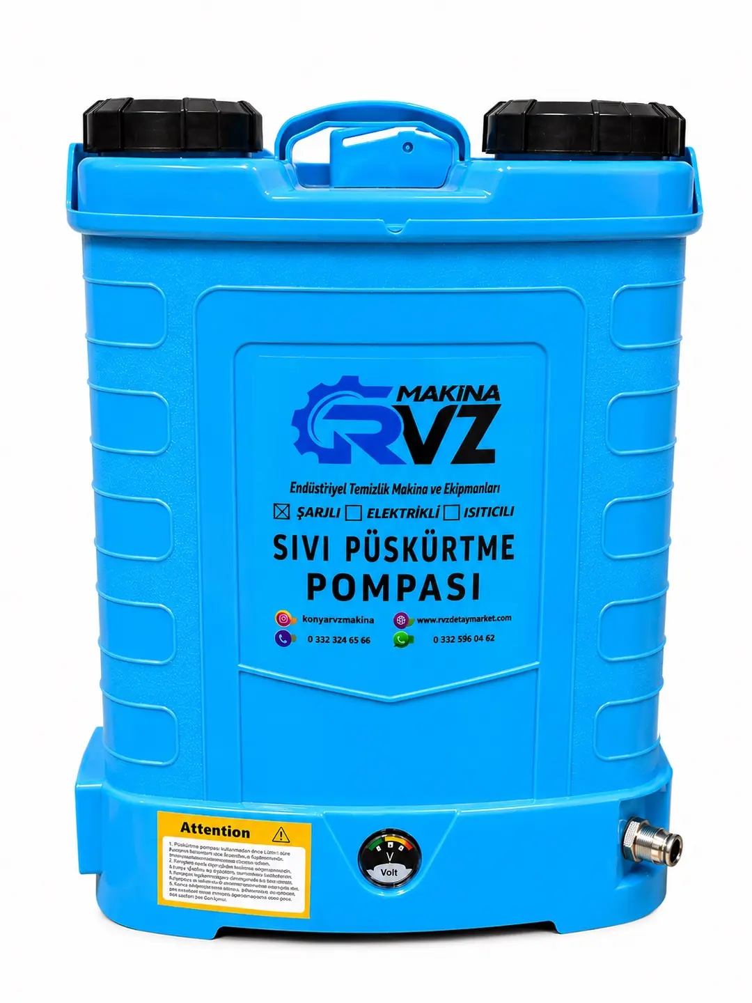 Rvz 16 Lt Şarjlı Sıvı Püskürtme Pompası