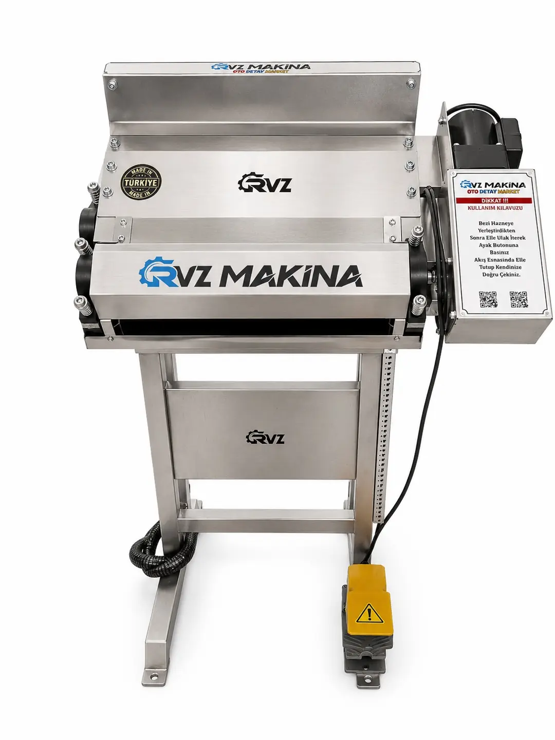 Rvz Elektrikli Otomatik Bez Sıkma Makinesi / Ayaktan Pedallı