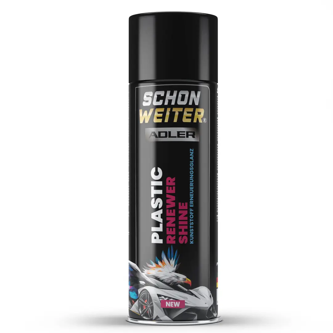 Schön Weiter Araç Oto Plastik Yenileyici ve Parlatıcı 500 ml Aerosol Sprey (Adler)
