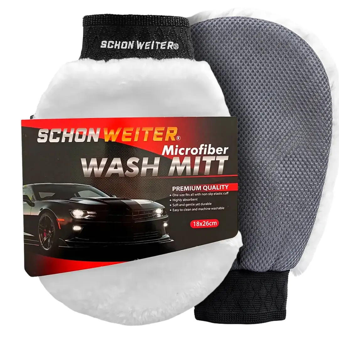 Schön Weiter Yün Dokulu Mikrofiber Araç Oto Yıkama Eldiveni – Hassas Boyalara özel