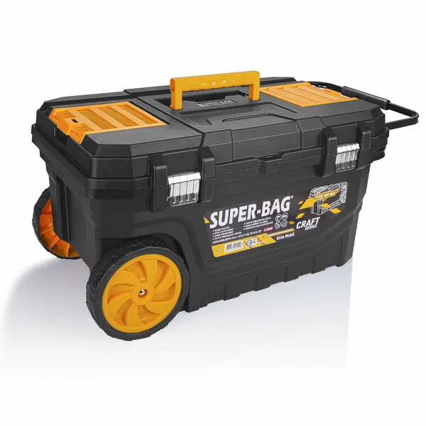 Süper Bag Takım Çantası Slim Mobil Tekerlekli Craft Serisi ASR-4024