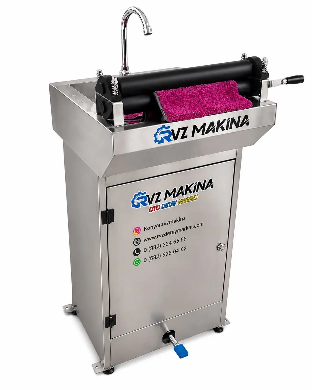 Washpress Pro Profesyonel Bez Yıkama ve Sıkma Makinesi