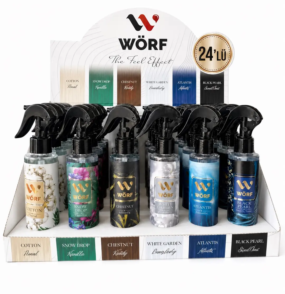 Wörf Oda ve Araç Kokusu Karma Mix Koku 160 ML 24'Lü