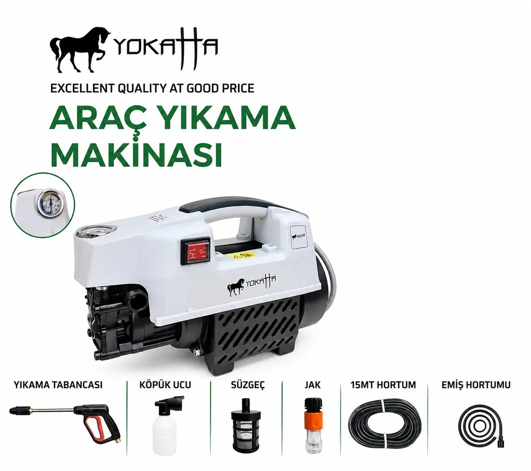 Yokatta 110 Bar Basınçlı Araç Yıkama Makinası